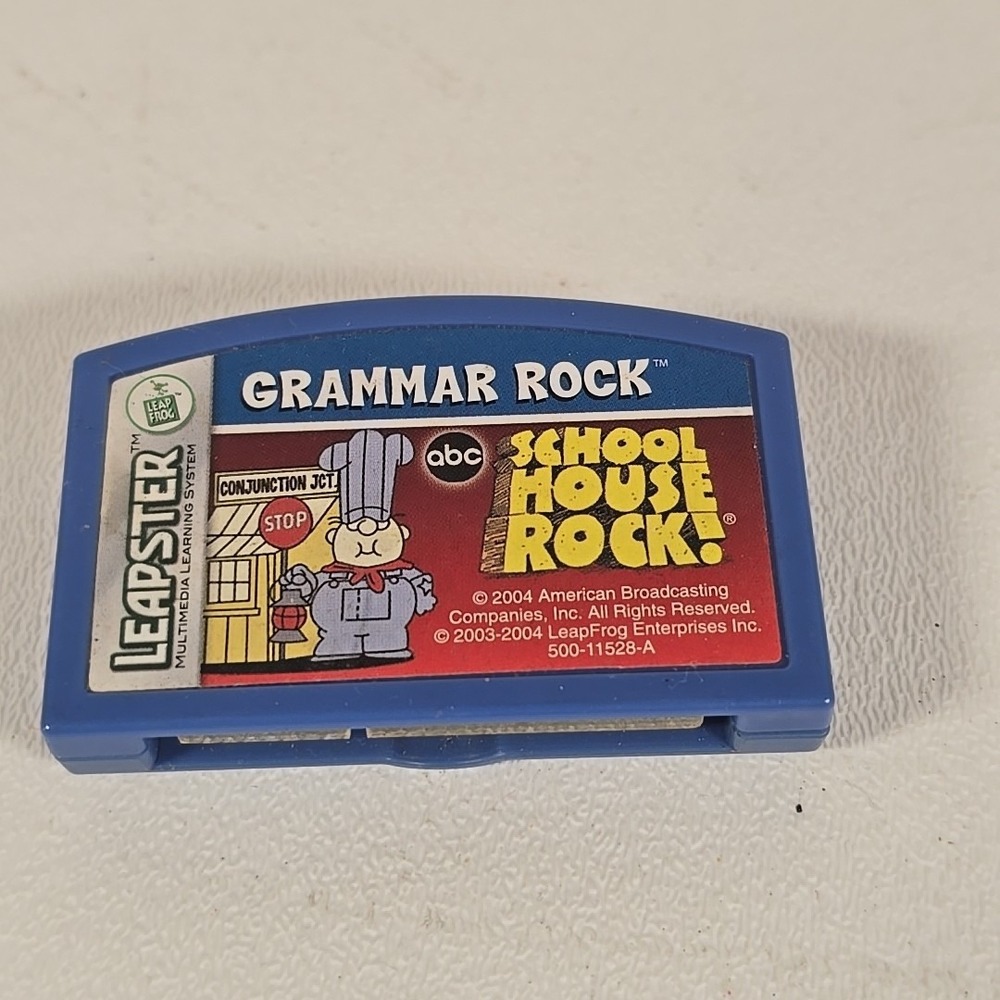 LeapFrog Leapster School House Rock! Grammar‎ Rock Game Cartridge
